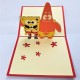 Handmade 3d Pop Up Birthday Card Spongebob Squarepants Patrick Star Animated Tv Cartoon Comic Kid Child Gift Wedding Anniversary,valentines